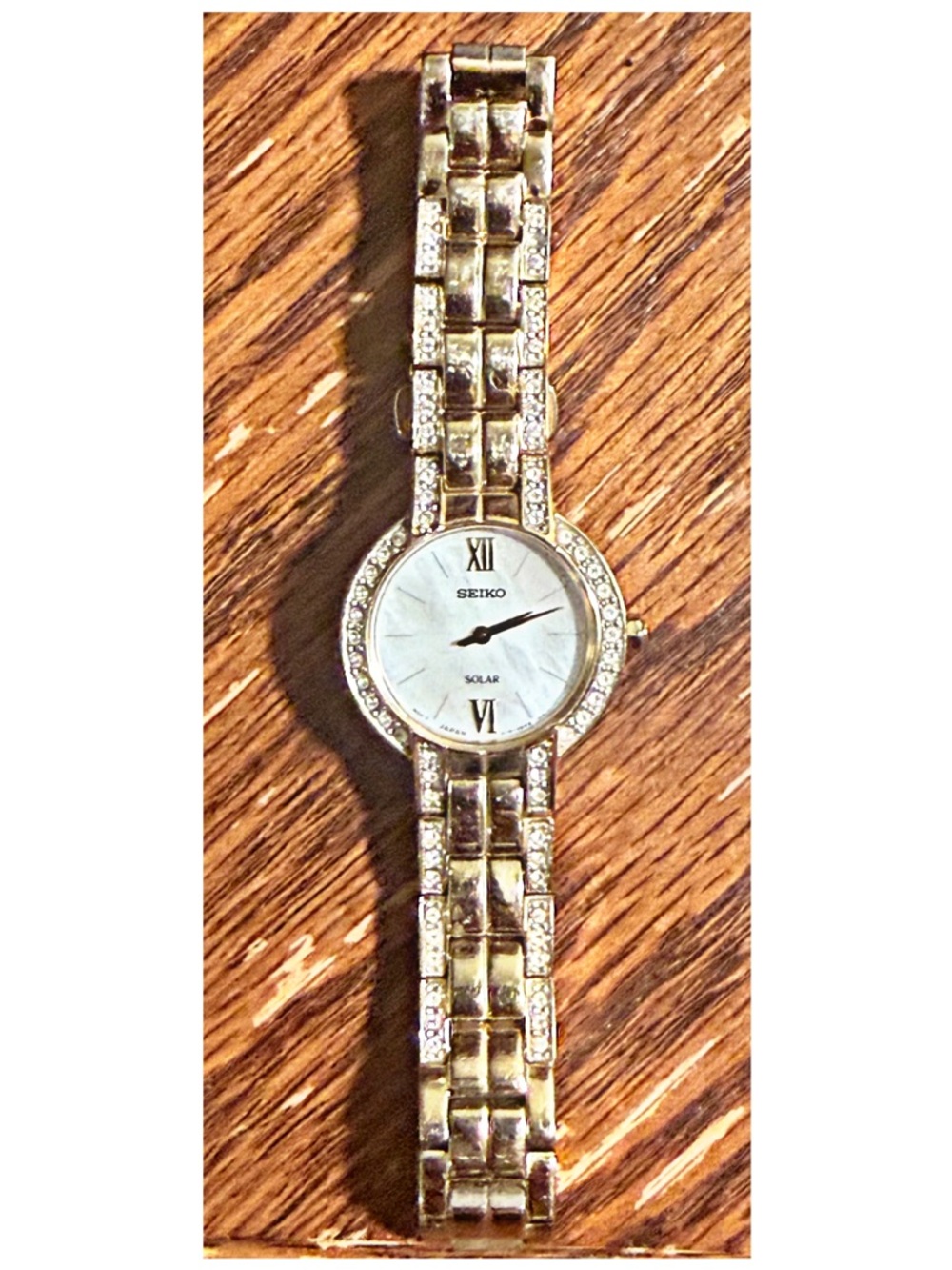 Seiko Gold & Crystal Watch